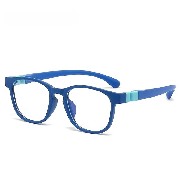 1 Pair of Fresh, Casual, Retro Square Plain Glasses, Soft, Cute, And Durable Plain Glasses, Made of High-Quality TPEE Material, Durable And Can Be Worn for a Long Time